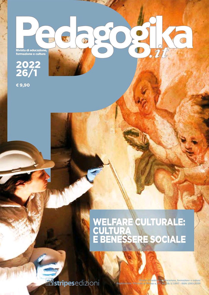 Il nuovo numero della rivista #Pedagogika edita da <a href="/StripesCoop/">Stripes Coop Sociale</a> è tutto dedicato al #welfareculturale <a href="/AgCultNews/">AgenziaCULT</a> <a href="/Secondowelfare/">Secondo Welfare</a>