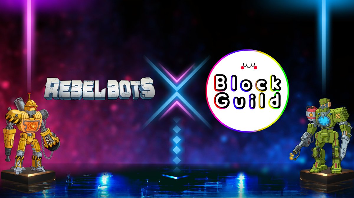 REBEL_BOTS's tweet photo. 🤝Partnership Announcement🤝 

🤖Welcome @BlockGuild

🚀BlockGuild is an emerging guild focusing on players first, helping them reach for the stars! ✨

Onboarding the finest talent across the globe to kick start their careers in Play to Earn gaming. #TeamUwU. https://t.co/I8CxG4j1f8