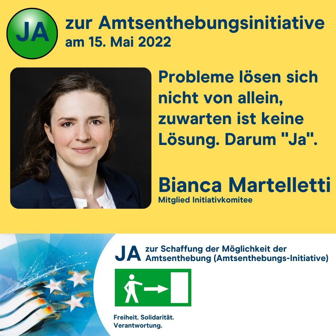 BernhardGuhl's tweet photo. Bianca Martelletti stimmt Ja zur #Amtsenthebungsinitiative im @kantonaargau #Abst22 @Martelletti_B https://t.co/LM0Ffg3XtG