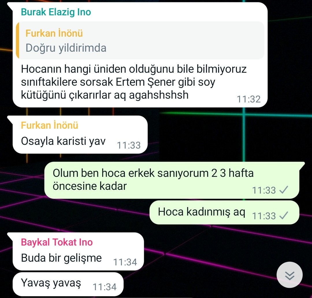 Notlar chico, asla yalan söylemezler