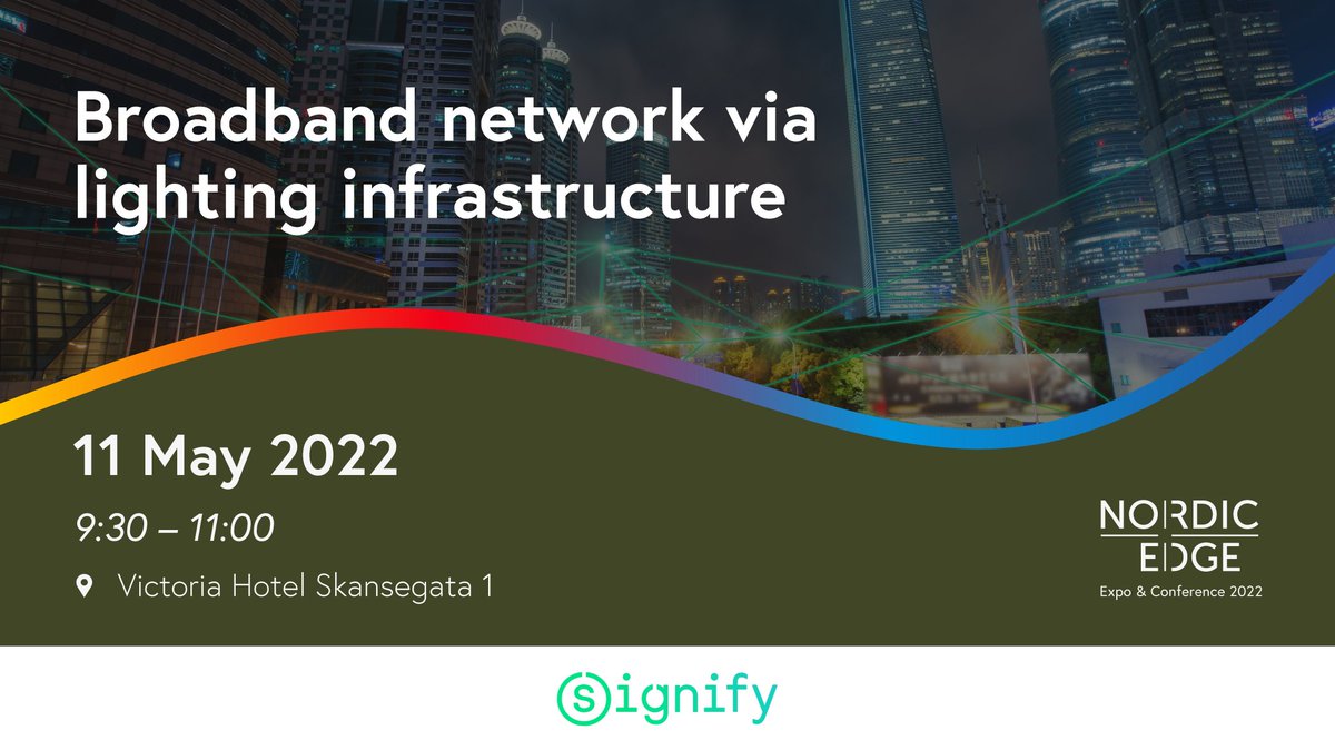 How is it possible to use existing lighting infrastructure to create Grid of the future? 💫 🌐 Discover how a network enabled with Terragraph technology is capable of densifying communication networks and hosting digital equipment like sensors and cameras. @SignifyCompany