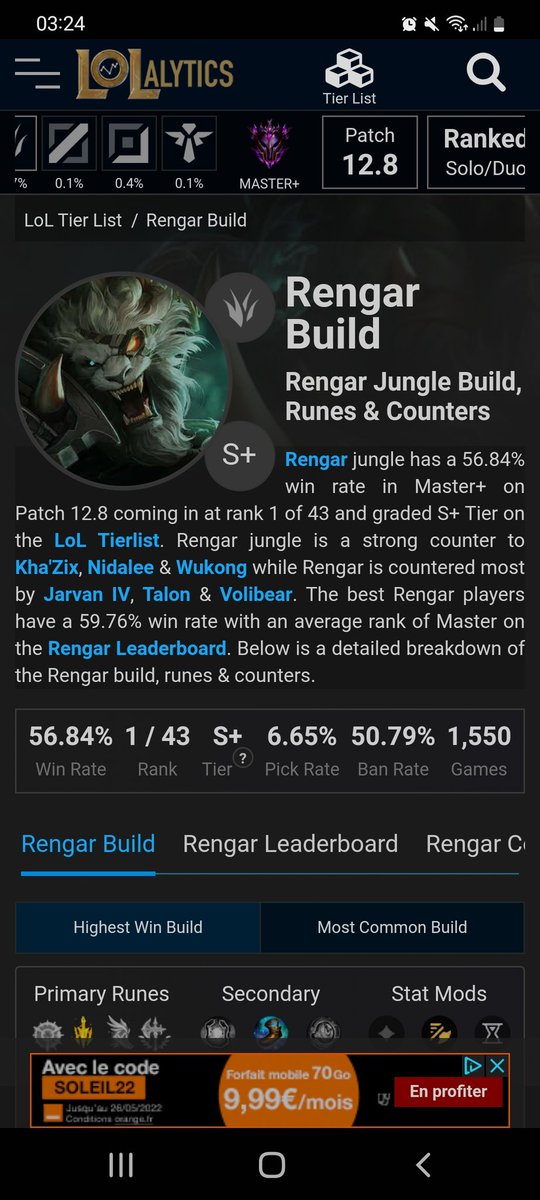 Spaazee's tweet photo. @Twisted_Chips Après leur politique est bien belle mais depuis 3 patch tu as cet énergumènes qui éclate toutes les games depuis son rework à coup de 0.3 et si tu as de la chnace 0.8 sec avant de te faire OS. C'est une sacré belle hypocrisie de leur part https://t.co/debewZmKs2