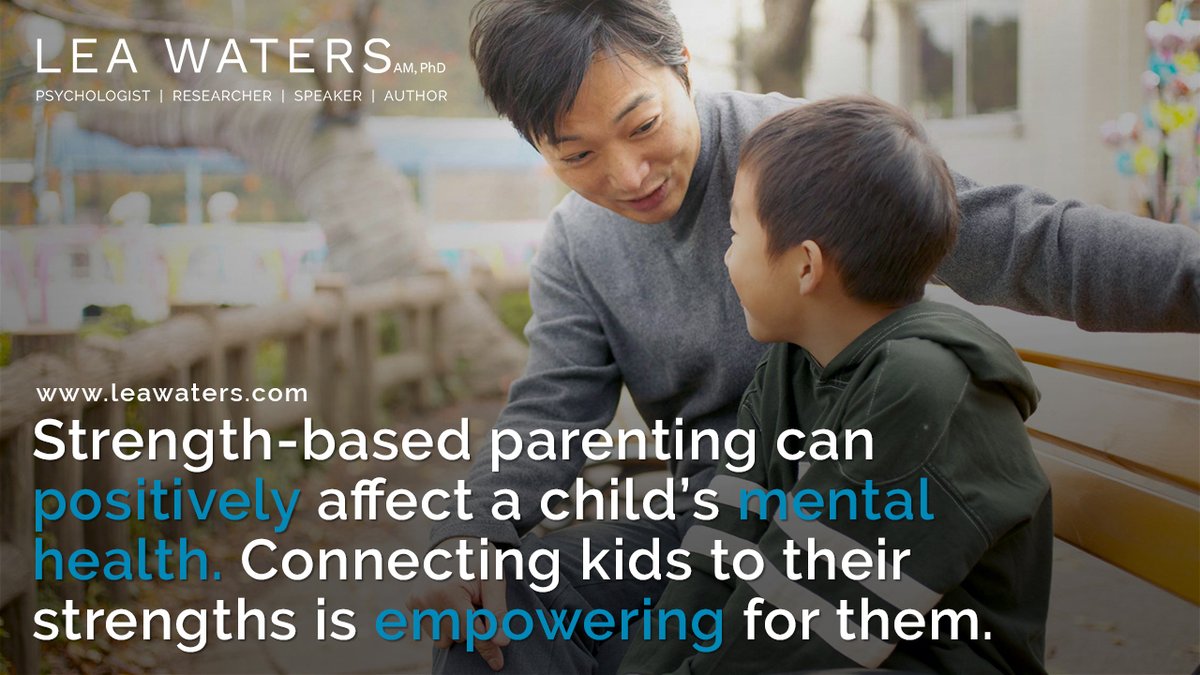 ProfLeaWaters's tweet photo. Strength-based parenting can positively affect a child’s mental health. Connecting kids to their strengths is empowering for them.
https://t.co/iyeRCt9Lu8
#strengthbasedparenting #mentalhealth #empowerchildren #positiveeffect #overcomenegativity #leawaters #wellbeing https://t.co/9Lf6vCIEDC
