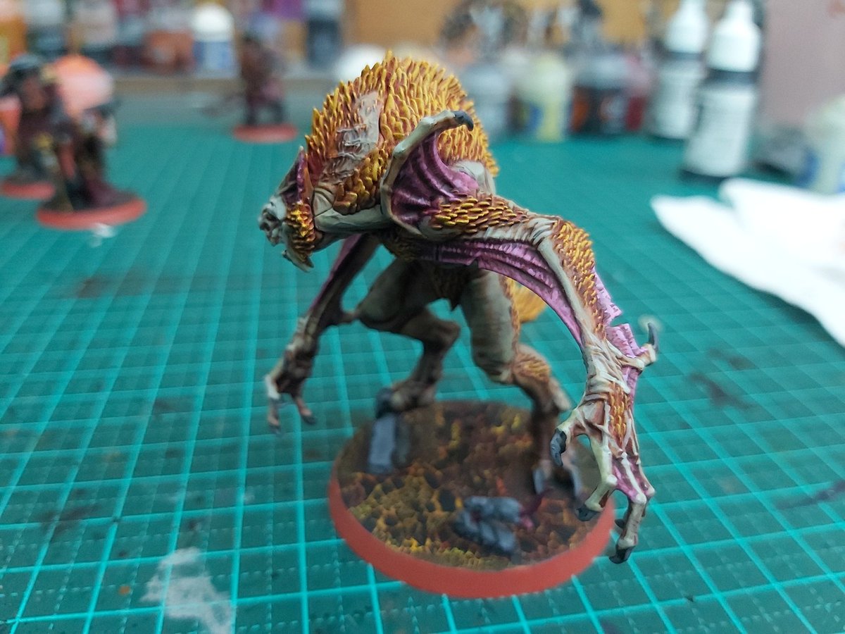 NightHorrible's tweet photo. Little break from the grim darkness of the far future...

#Vargskyr for my #SoulblightGravelords 

#GamesWorkshop
#Warhammer
#AgeofSigmar
#AoS
#WarhammerCommunity https://t.co/89EImakiCu