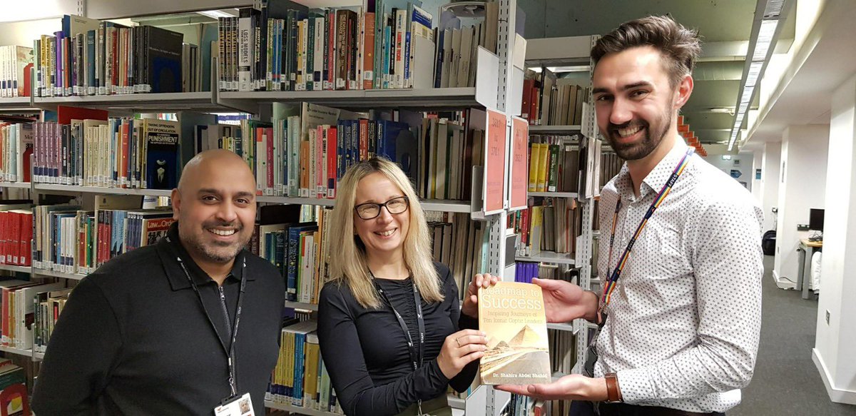 ShahiraPhD's tweet photo. Very happy that my book #RoadmapToSuccess
#InspiringJourneysofTenCopticIconicLeaders is available now at Aston University Library #astonuniversity 
#astonunilibrary #astonalumni #astonglobal https://t.co/umQ0e84L0b
