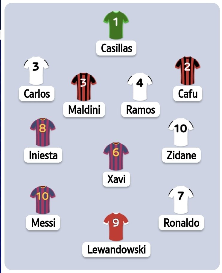SaintNeero's tweet photo. Wanted 442 to add Stevie G, oh well will have to warm the bench! #UCLIMMORTALS https://t.co/x4tqOvgovO
