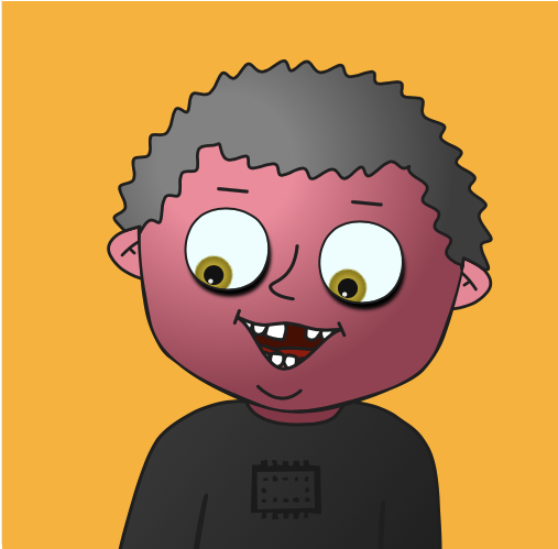 These interactive Goofball NFTs are funny. They follow the cursor with their eyes or move their mouth when you click on them. 
And they build a customizable frontend:   goofballgang.com/edit/449 
<a href="/GoofballsNFT/">Goofball Gang 🛡️</a> 

Some nice creative approach <a href="/uwemaurer/">Uwe Maurer</a>  

opensea.io/assets/0xf1987…