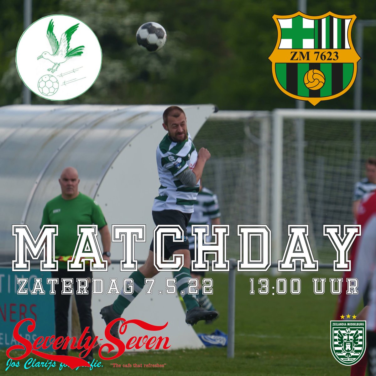 ZM7623's tweet photo. MATCHDAY!
📅 Zaterdag 7 mei
🕛 13:00 uur
⚽️ Meeuwen 3
🏟 Sportpark D’n Hooghe Hilt
📸 Jos Clarijs https://t.co/CE1Bvu1qY7