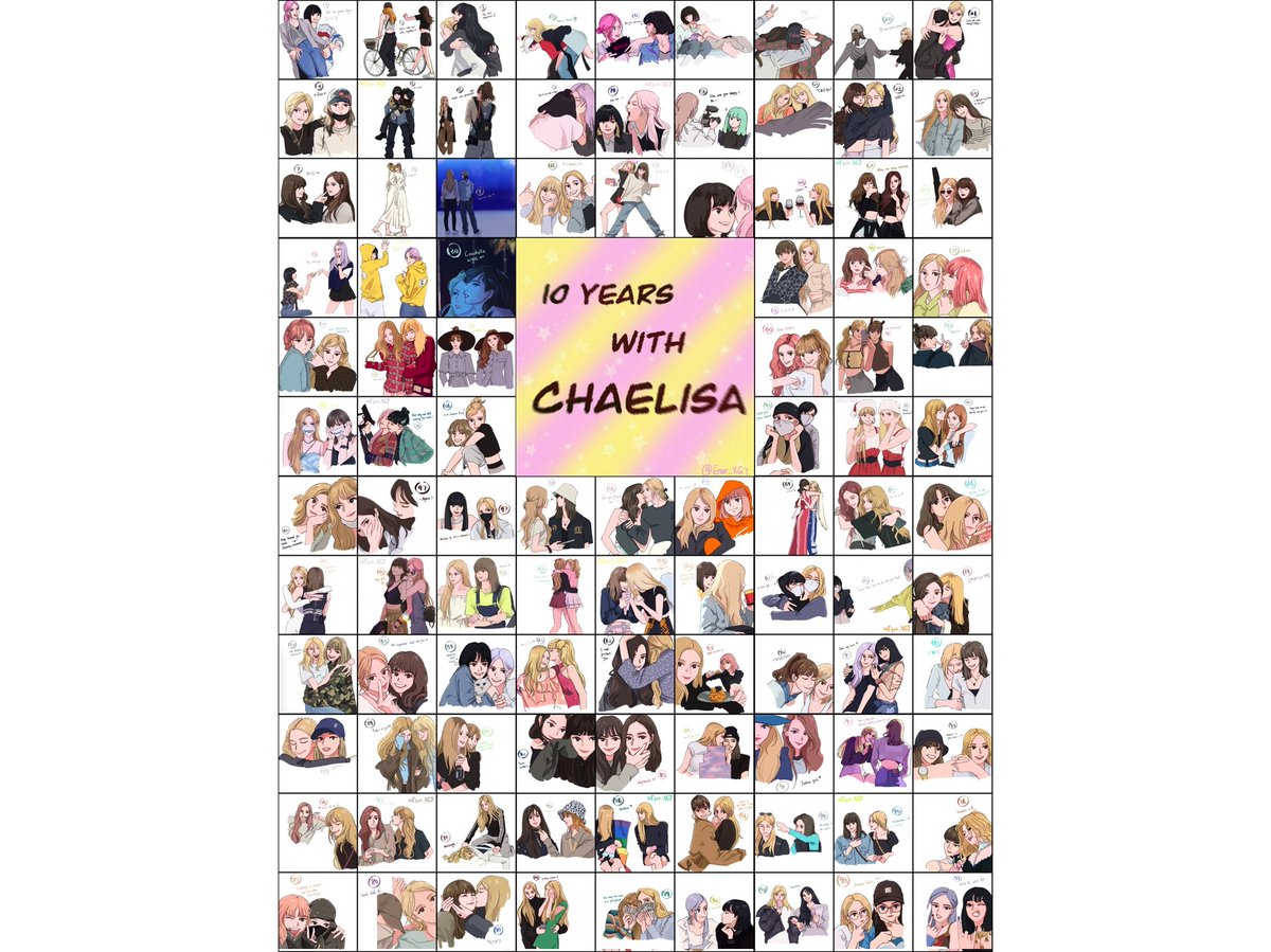 Eren_XG7's tweet photo. #10YEARSWITHCHAELISA 🐿🐥
HAPPY CHAELISA DAY💗💛
I drew 99 chaelisa moments.
We will have many more decades.💖
#Chaelisa https://t.co/EFBph1vj0Z