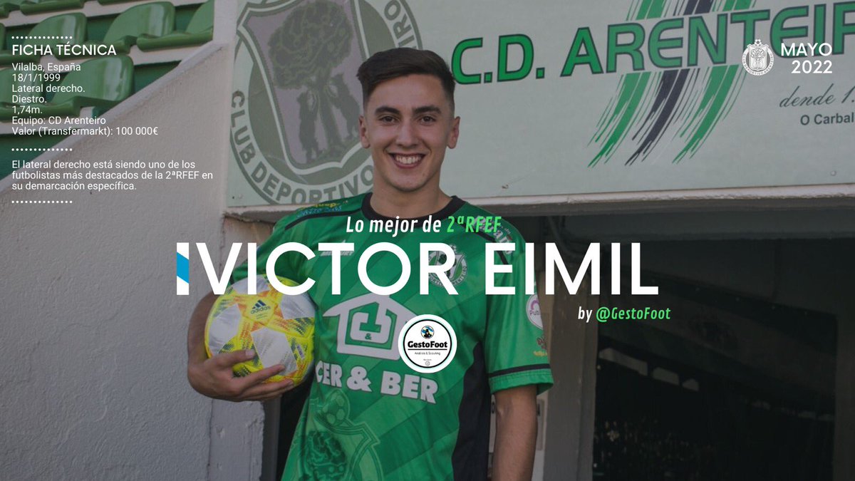 GestoFoot's tweet photo. ΒΏPOR QUΓ VICTOR EIMIL ES UNO DE LOS MEJORES LATERALES DE 2ΒͺRFEF?
El vilalbΓ©s ha vivido dos aΓ±os fabulosos en EspiΓ±edo y sigue siendo diferencial en el equipo de Fran Justo en categorΓas nacionales.
En este hilo repasarΓ© punto por punto los porquΓ©s junto a su estilo de juego: https://t.co/xo7riqT4j1