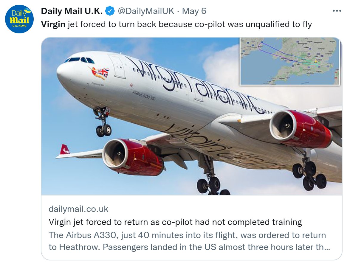 PilotsTogether's tweet photo. According to https://t.co/W8bz639oTi, Virgin may allow co-pilots to touch the controls one day "if the Captain is in a good mood". What's the biggest load of rubbish you've ever made up for retweets? 😆😆😆#wepilots #aviation #avgeeks #madeup #donate #supportpilots #charity https://t.co/S0yIc7ADpu