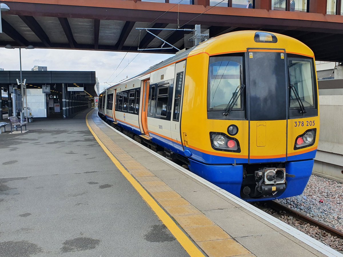 JamesTGlossop's tweet image. London Overground 378205 at Stratford Station on a service to Richmond. (07/05/2022) #stratford #class378 #LondonOverground #trains @JedKendray @303032_trains