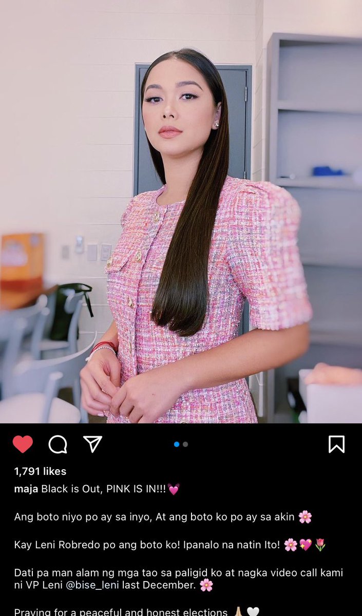 teamMSG_'s tweet photo. Our Queen has spoken! Maja Salvador is a certified kakampink! Maraming salamat sa pagtinding @dprincessmaja! 😊🌸🎀

#LetLeniLead #Ipana10NatinParaSaLahat #GobyernongTapatAngatBuhayLahat https://t.co/IJeax8e2kd