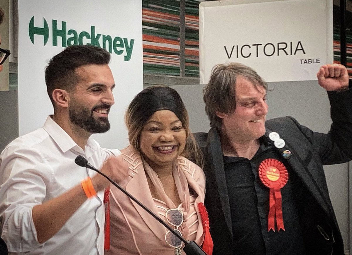 Stokey Labour (@stokeylabour) on Twitter photo We might be biased, but don’t we have the best team representing Stoke Newington.
Thank you to the People’s Republic of Stoke Newington for putting your faith in <a href="/MeteCoban92/">Mete Coban MBE</a>, <a href="/SFajanaThomas/">Susan Fajana-Thomas OBE, DCL, FRSA</a> & @GilberSmyth #FourMoreYears ✌🏾🌍 We might be biased, but don’t we have the best team representing Stoke Newington.
Thank you to the People’s Republic of Stoke Newington for putting your faith in <a href="/MeteCoban92/">Mete Coban MBE</a>, <a href="/SFajanaThomas/">Susan Fajana-Thomas OBE, DCL, FRSA</a> & @GilberSmyth #FourMoreYears ✌🏾🌍