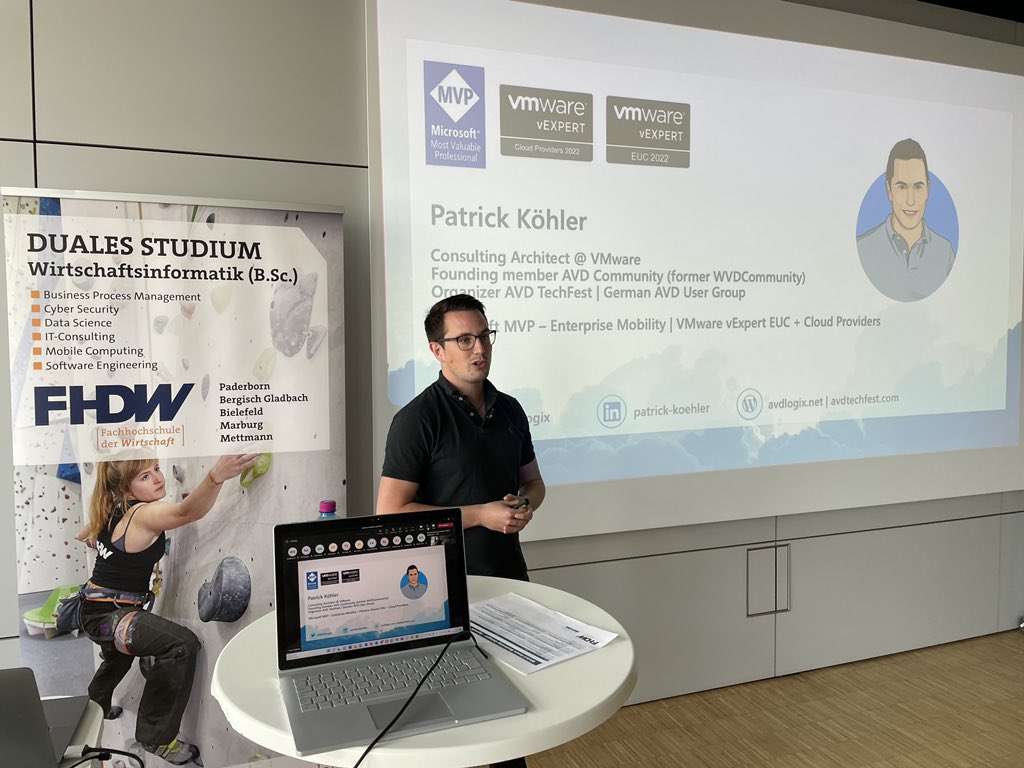 azurecgn's tweet photo. Next Session from @VMware @WVDLOGIX รผber Datacenter mittels #Azure #Vmware Solutions #azurecgn #GlobalAzure #mvpbuzz @pirasalice1 https://t.co/FTZ5bBfueM