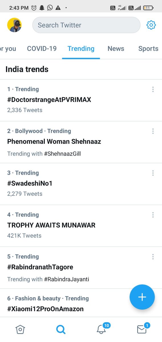 asifsheikhh__'s tweet photo. In 3 hours 421k tweets 🤍
TROPHY AWAITS MUNAWAR
#TROPHYAWAITSMUNAWAR 
#MunawaFaruqui 
#munawartowin
#ALTbalaji 
#MXPlayer https://t.co/XcgBQtRx3V