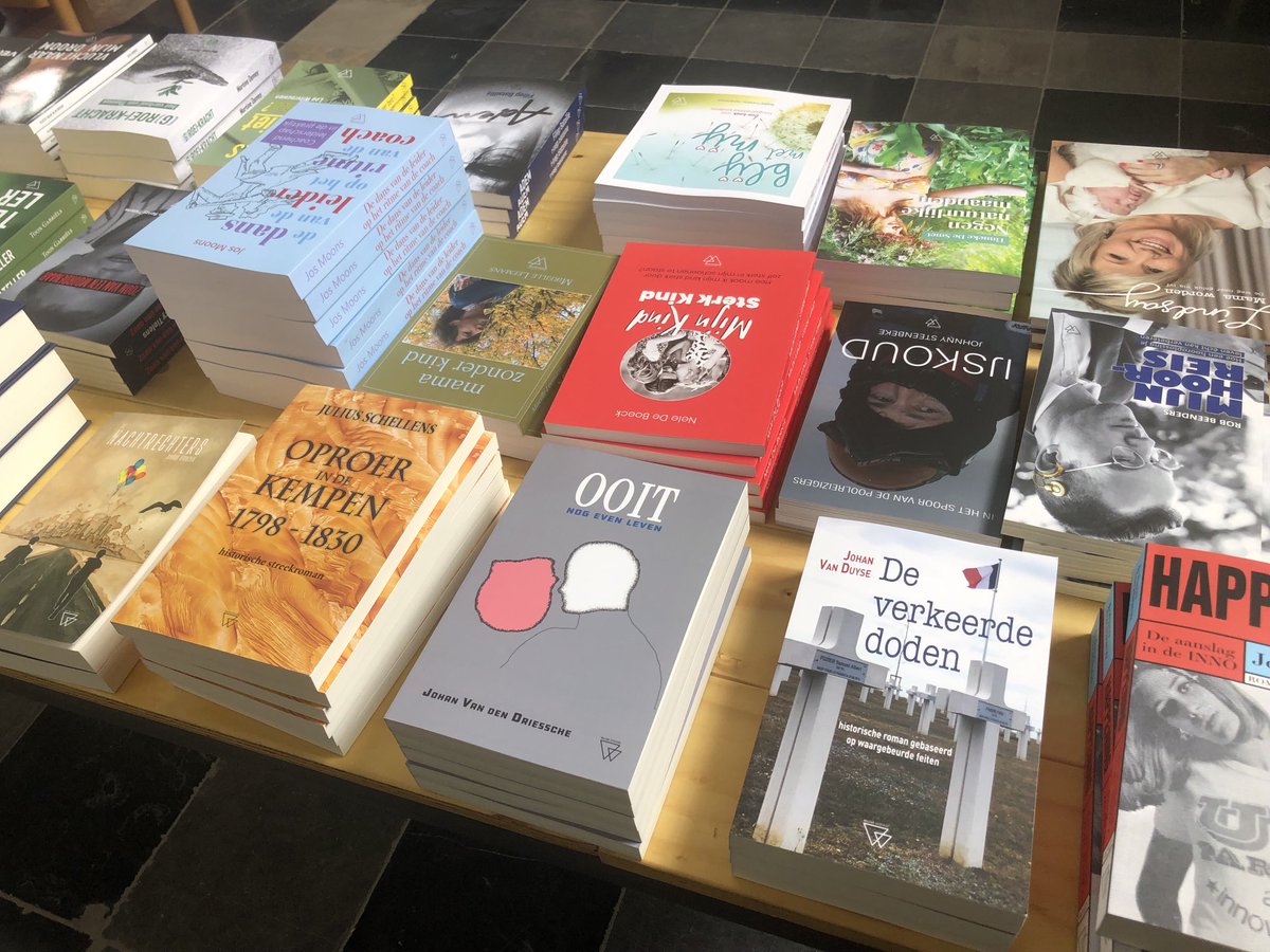 Johan Van Duyse met DE VERKEERDE DODEN en mezelf met OOIT dit weekeinde op #DrukInLeuven, het boekenfestival in #Leuven.