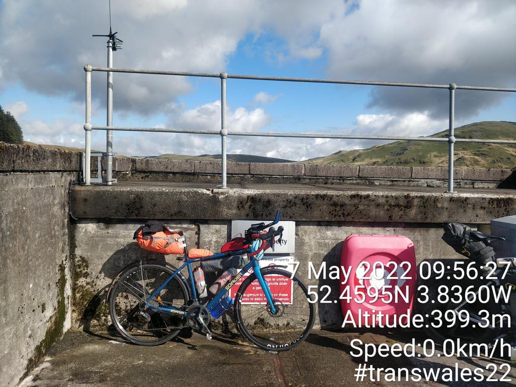 bimblingbikes's tweet photo. Checkpoint 3. You can actually see the bigger in this one. Had another puncture, and breakfast in co-op #transwales22 https://t.co/3tltyCi23P