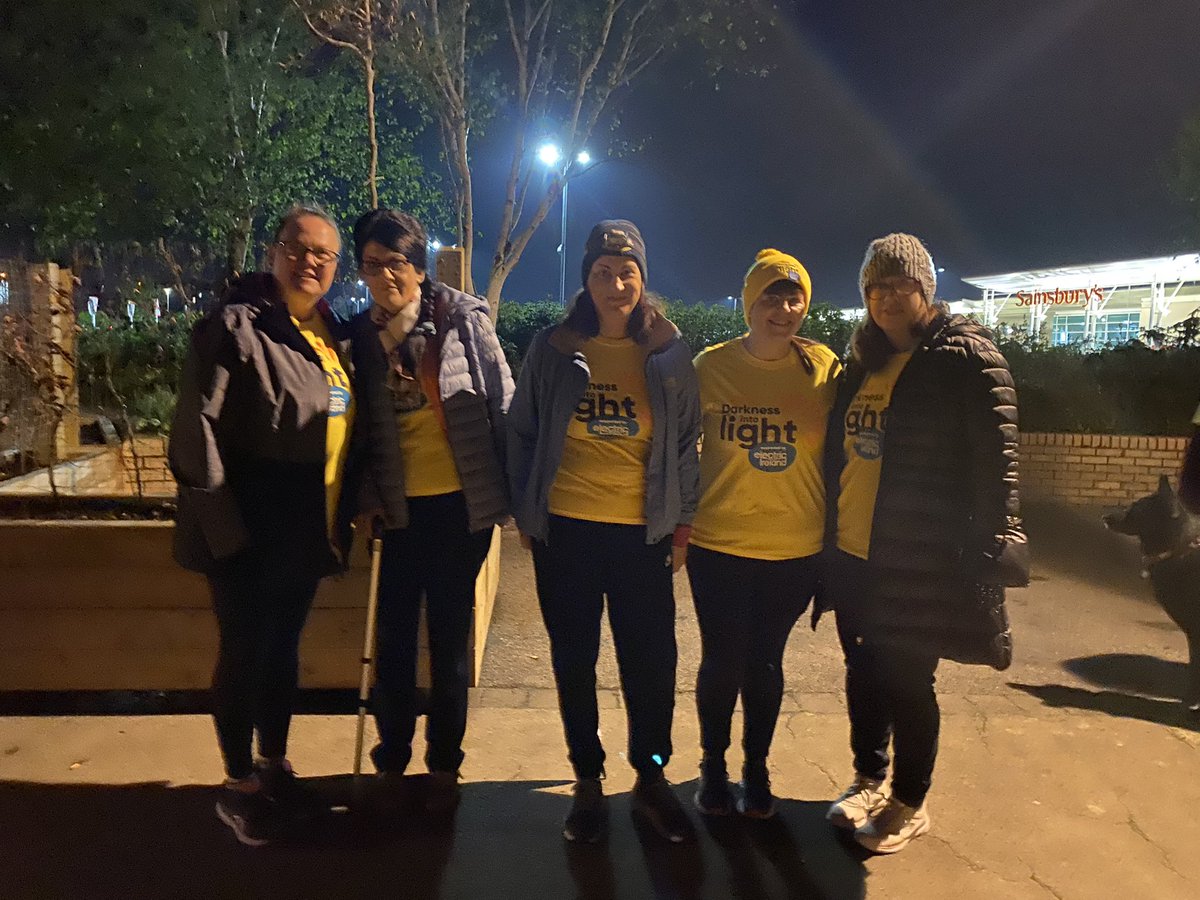 Darkness into light, Derry, 2022.