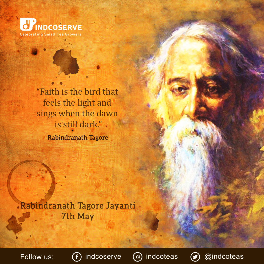 Honouring India's renowned poet and author of our country's National Anthem, Rabindranath Tagore on his 161st birth anniversary. 
He lives on through his literary works that pour immense knowledge and wisdom into all our minds. 

Jai Hind! 

#rabindranathtagore #india #indcoserve