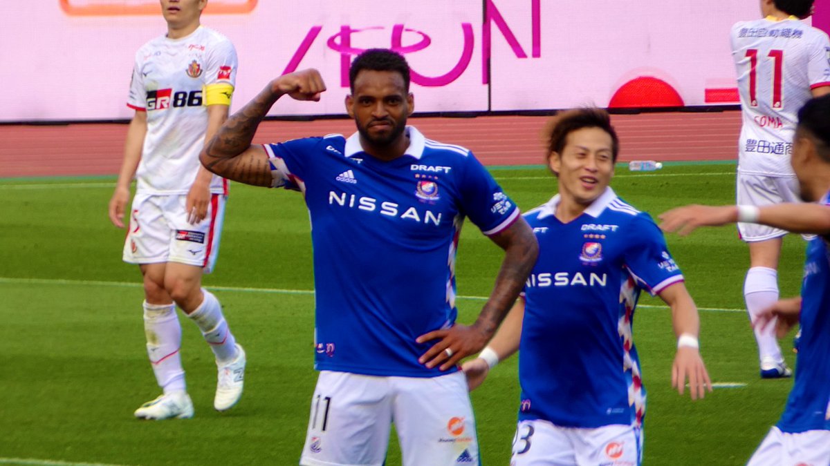 hinapapan's tweet photo. 本日のベストショット📷
ロペスのゴールパフォーマンスいただきました🫡
#fmarinos
#アンデルソン・ロペス
#Alopes https://t.co/ywP4a1rciO