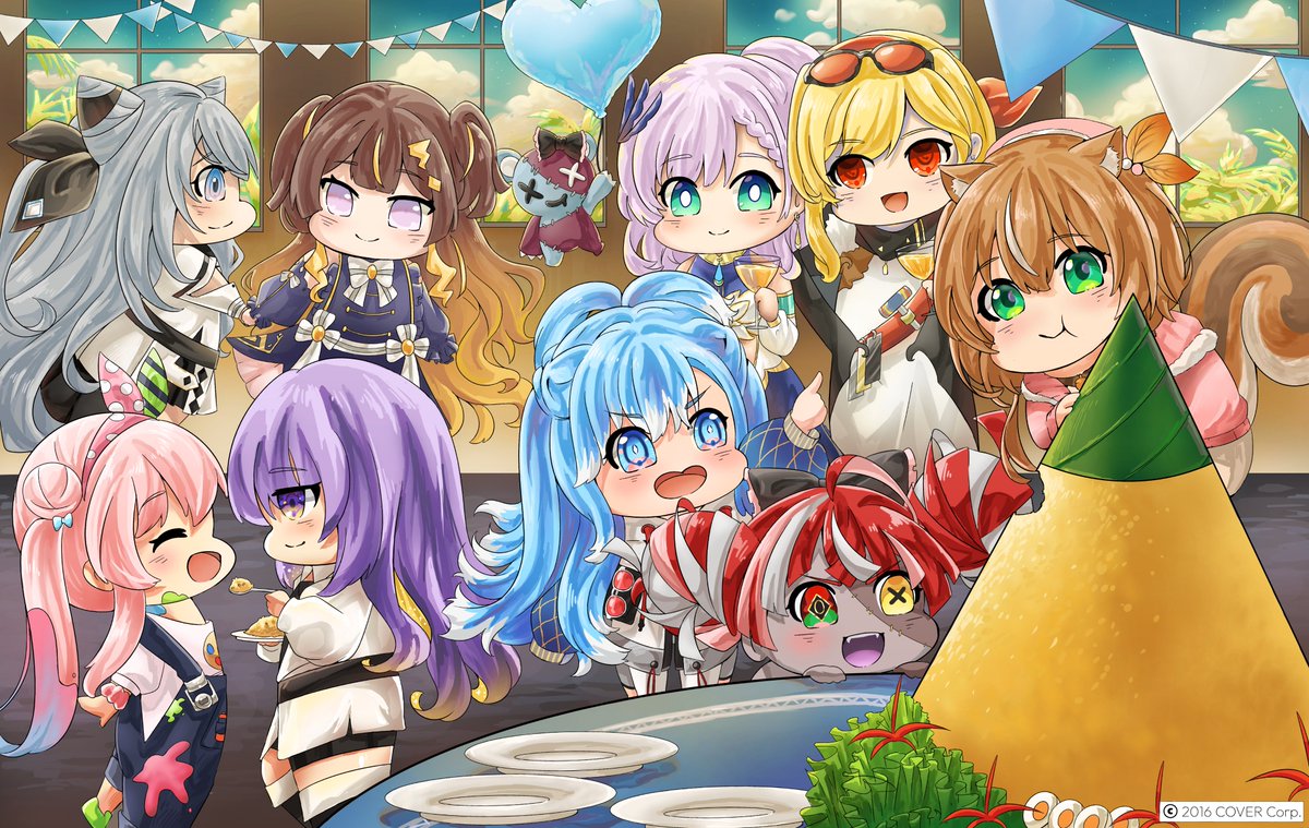 rainmelf's tweet photo. Happy 2nd anniversary HoloID, enjoy tumpengan~
#iroficontest https://t.co/UOZvNhuwm1