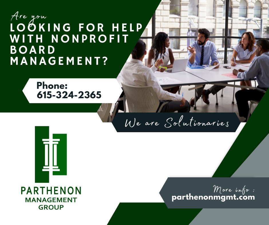 Parthenonmgmt's tweet image. Are you looking for effective nonprofit board management? You should be free to focus on your association&apos;s strategy to achieve your mission. We make that happen. #Solutionaries #AMCSolutionaries #ParthenonManagementGroup #AssociationManagement #MeetingsManagement #AMC