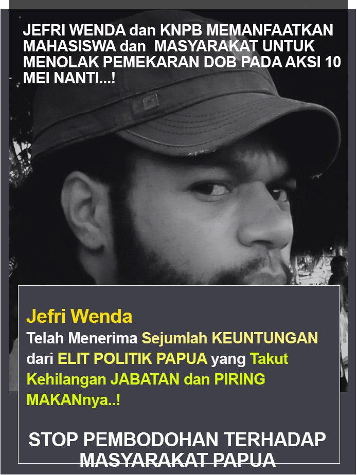 YanoSepo's tweet photo. Jefri Wenda yg dpt uang baru mau korbankan rakyat https://t.co/kw3KklDJ4l