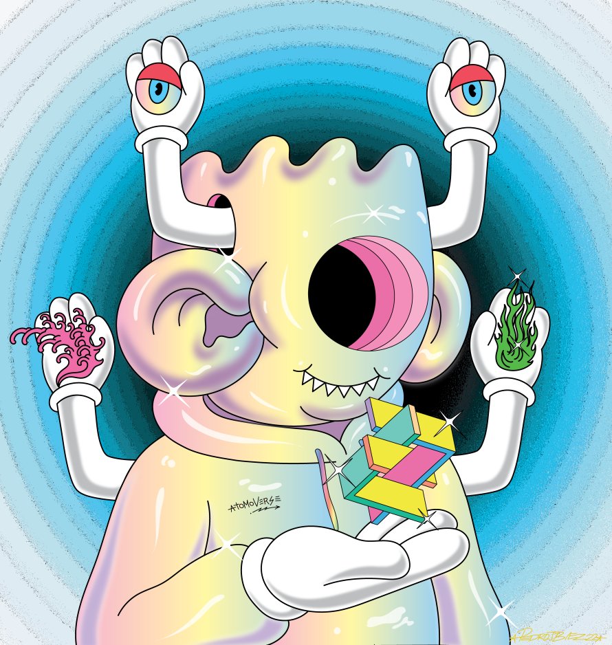 ⚡️AtomoVerse⚡️- Our first 1/1 sneak peek.

Things aren't always what they seem. 👀