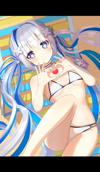 水着かなたそ💫
#かなたーと 
#ホロライブサマーに願いを 