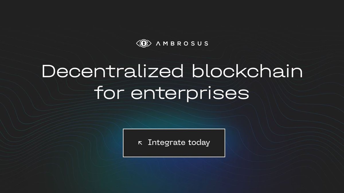 Serge_Amber's tweet photo. Ambrosus for supply chains - key points:

✅Enables the proof of origin, quality, compliance, and proper handling of items tracked on the network;
✅$AMB-NET nodes validate and store all incoming data;
✅Seamlessly integrates with existing #ERP and CRM systems.

Talk to us https://t.co/E1JnyQ01Cy