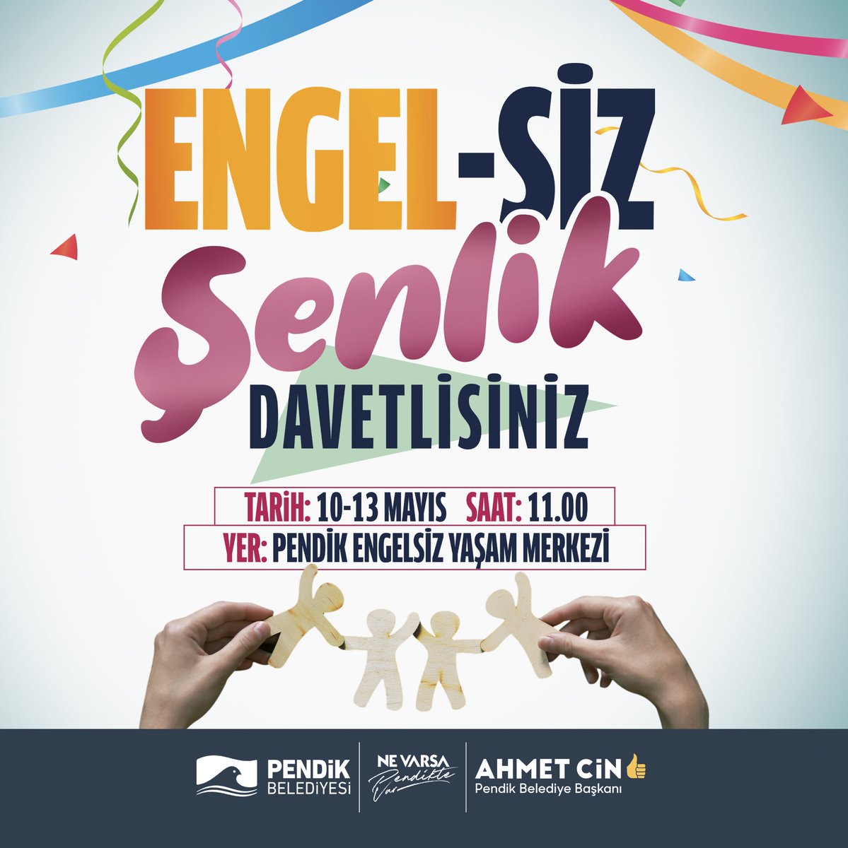 ahmetcinpendik's tweet photo. Engel tanımayan çocuklarımız için hazırladığımız ve 4 gün boyunca sürecek Engel-siz Şenliğimize sizi de bekliyoruz. https://t.co/qpUvLEkYMi