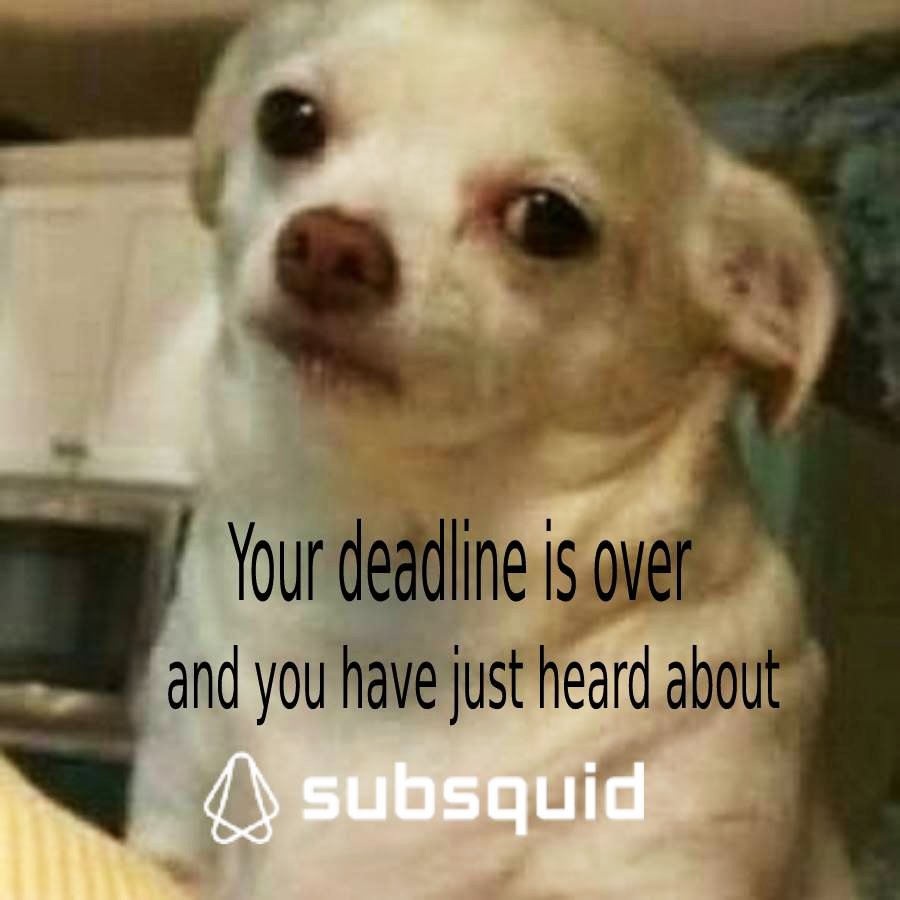 25Maryoconnor's tweet photo. Sometimes it happens.))) @subsquid
#PoweredBySubquid #SquidDevs #Subquid #SquidSquad #Substrate #API #Web3 #javascript https://t.co/y2vXO6O6CZ