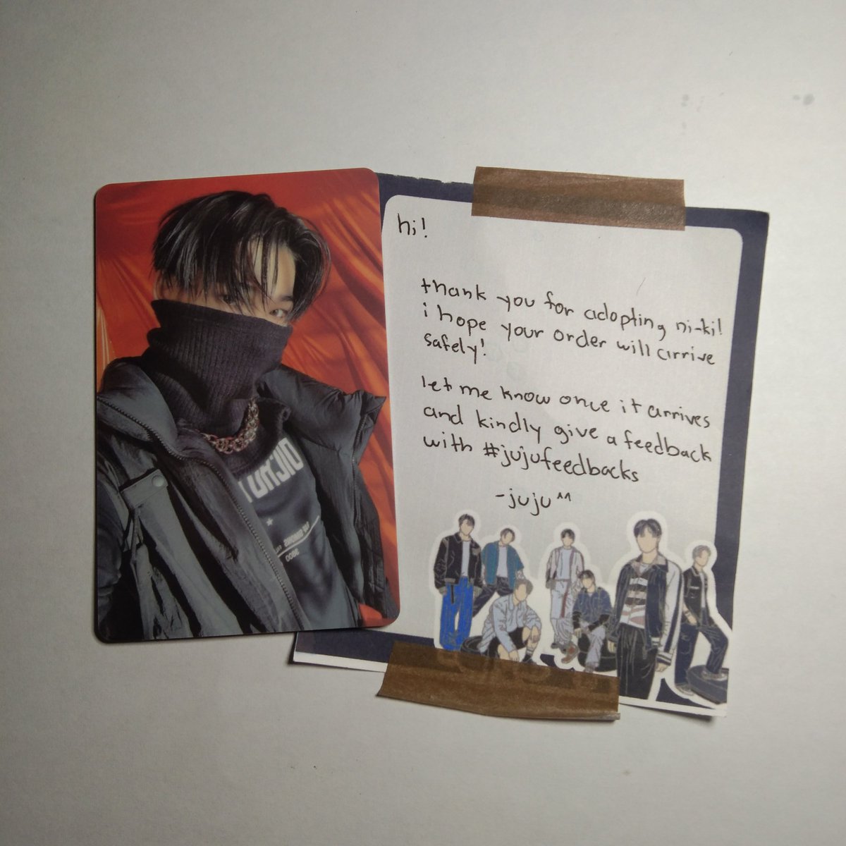 nrkluvs09's tweet photo. ꒰ happy mail ꒱ #jujufeedbacks
𖥻 @sunoobasket_
Hi ! hindi ako masyadong pinahirapan ni bunso hehe ni-ki came home safely to me and thank you so much for letting me adopt him. <33 https://t.co/JcecGI8fqJ
