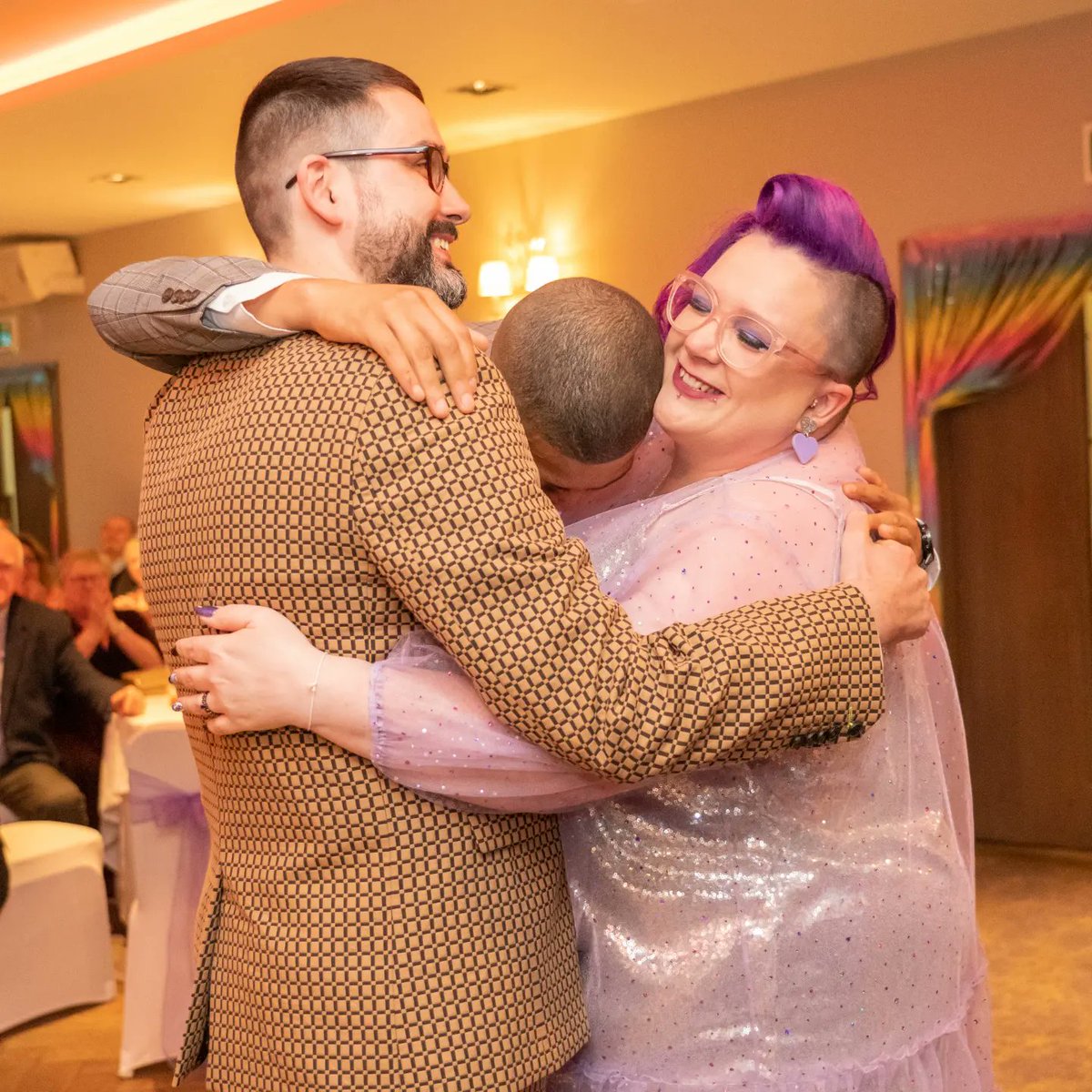 shamazipan's tweet photo. Can't stop looking at this photo. What a magical evening. My two best boys! I'm married! OMG! https://t.co/8cklvWwBAX