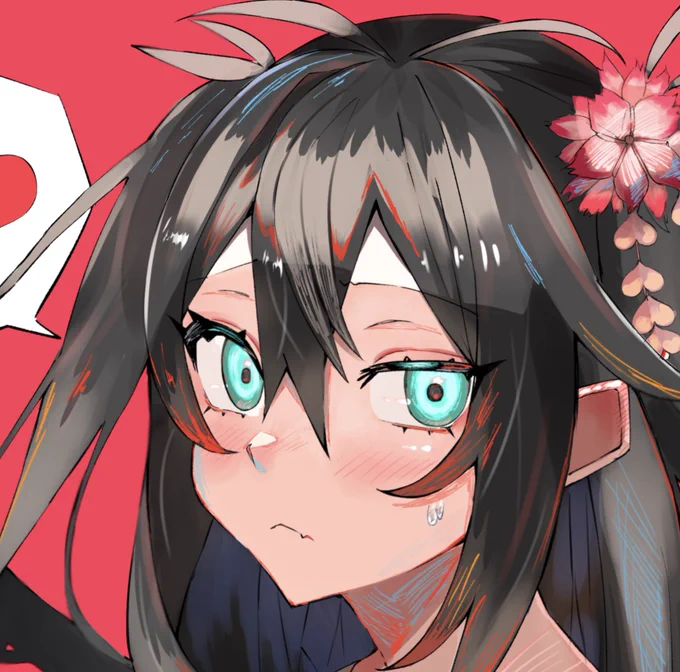 お願いします。私を強者にしてください。あわよくば推してください(';ω;`)#顔だけで50リツイート来たら強者 #イラスト 