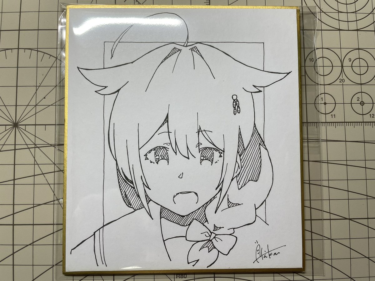 本日20時に色紙出品しますー!
よろしくお願いします!

BOOTH
https://t.co/eIHbHrFGH4 