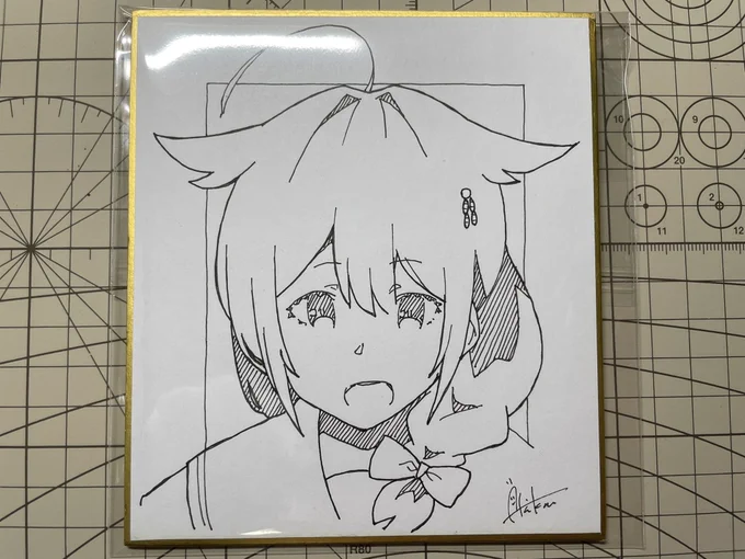 本日20時に色紙出品しますー!
よろしくお願いします!

BOOTH
https://t.co/eIHbHrFGH4 