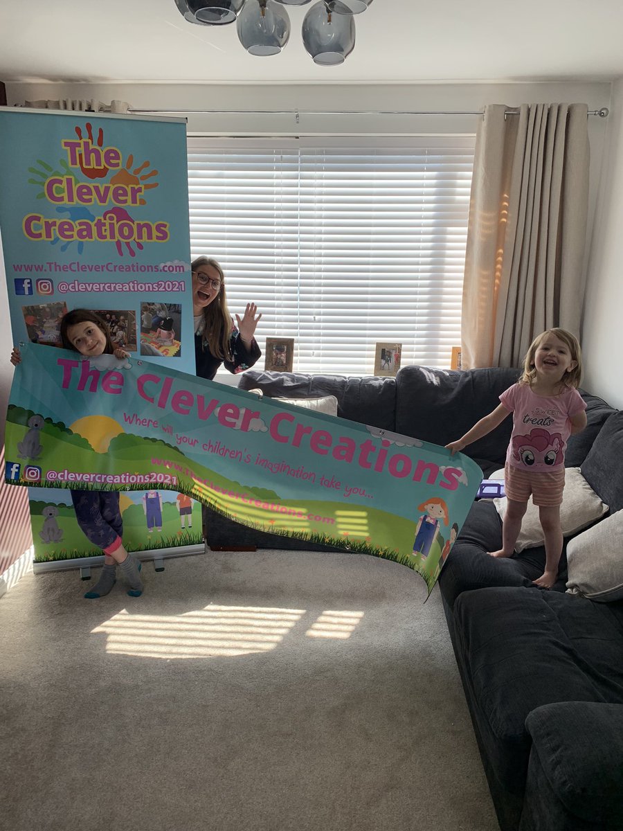 TheCleverCreat1's tweet image. I’m so bleeding excited! They’ve arrived. The kids (me) 🤣 couldn’t wait! Thank you @HFESigns if you need banners, these are your guys! 

#uksmallbiz #learningresources #kidslearningthroughplay #kidsactivities #mumboss #familybusiness #theclevercreations