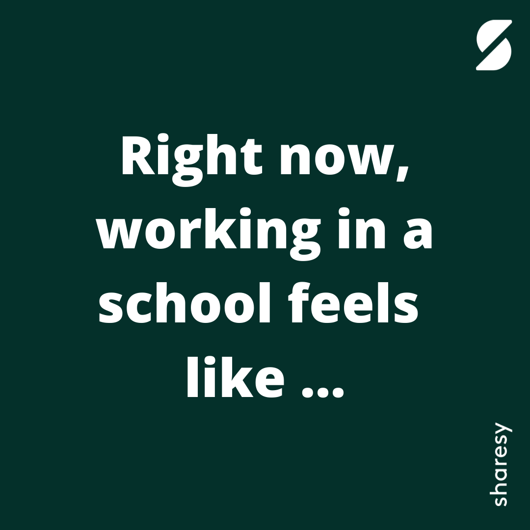 sharesy's tweet photo. I'll go first..."Kind of like my hair is on fire, but in the calmest way possible."
Your turn ⬇️

#sbltwitter #sblconnect #sblvoice #SBLMatters #WomenEd #SBP #SBM #teachers5oclockclub #teacherlife #T2T https://t.co/WrPMLdyJpE