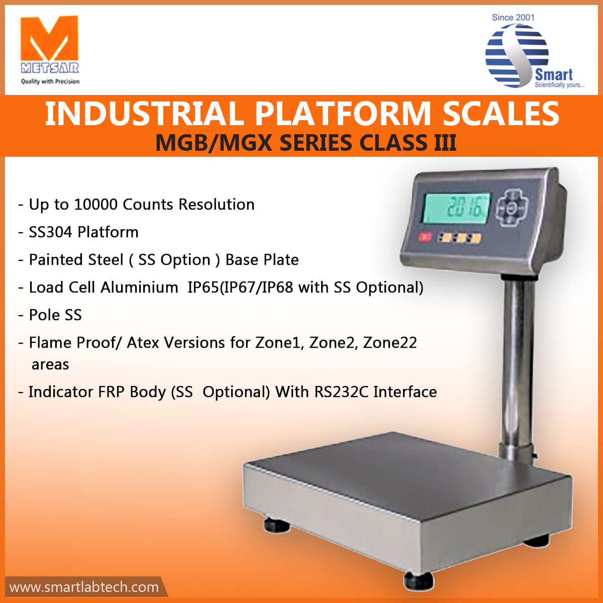 SmartLabTech2's tweet photo. Metsar Technologies is involved in the manufacturing and marketing of  Electronic Industrial Platform Balances and Retail Scales.
Visit us : https://t.co/m1pmXdpZEy
E-mail us : ebiz@smartlabtech.net
#platformscales #indiactors #weighingbalances #analyticalinstruments https://t.co/soUnLUActM