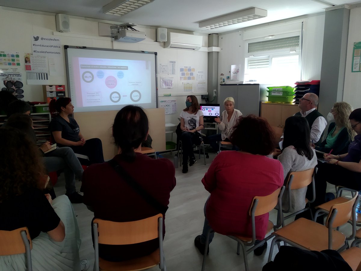 escolesfem's tweet photo. El copagament és la resposta de la comunitat educativa de la pública a les mancances i infrafinançament del sistema @BelenTascon @affac_cat #SomEducacióPública #EscolesFeministes https://t.co/db3Srke1rz