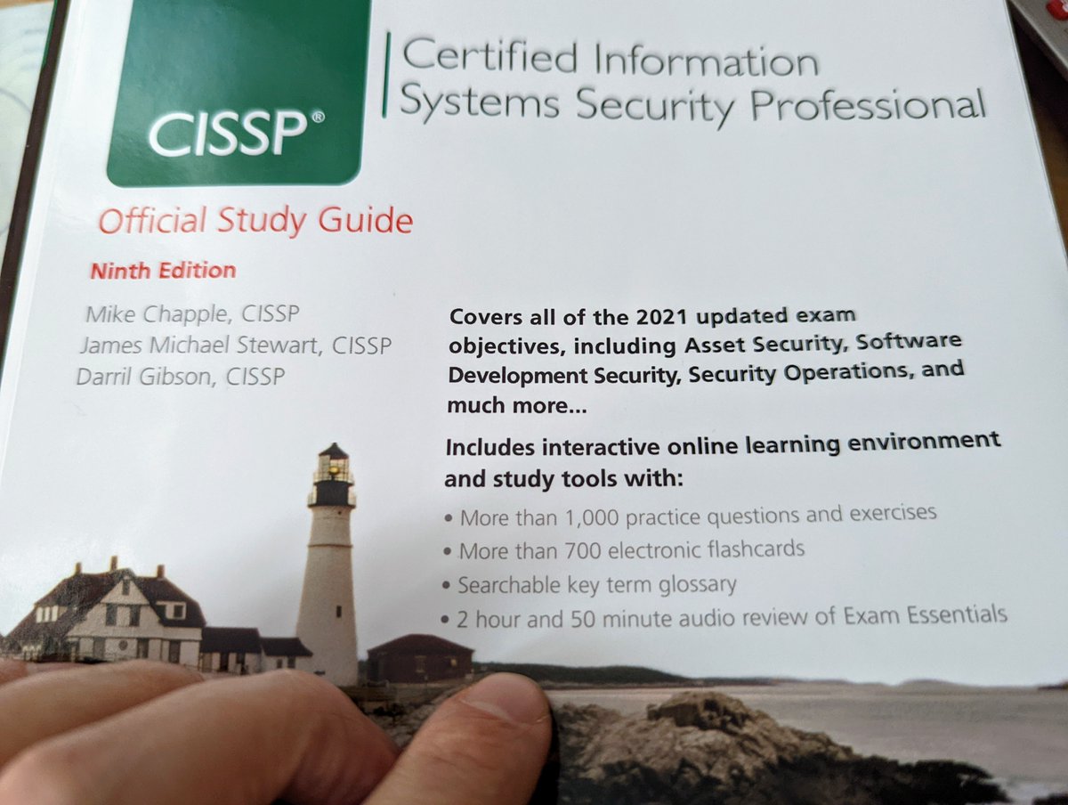mjos_crypto's tweet photo. Back in 2004 I wanted to get into infosec consulting, so I read the book and sat the CISSP exam. (I didn't feel like paying the maintenance fees after 2010.) The CISSP course material on cryptography seemed bad even back then, let's see what the latest one is saying! https://t.co/n5TwBfWXr5