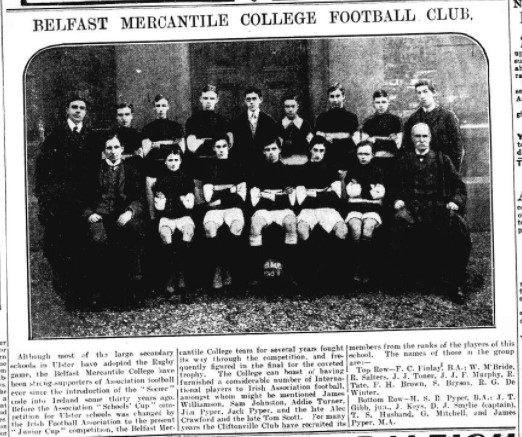 topping_darren's tweet photo. The old original Belfast Mercantile College (later Belfast High School) was originally sited in Glenravel Street nr. Carlisle Circus before moving to its present location between Jordanstown &amp; Greenisland. Glenravel St. was wiped from the map forever when the Westlink was built https://t.co/hTpY5bMtD2