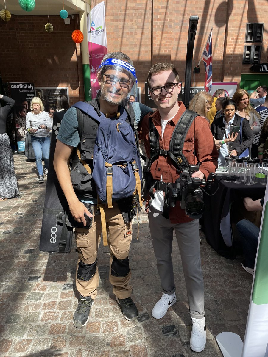 mimsyt's tweet photo. University of Wolverhampton Film &amp; Television Production alumni busy filming for See Hear at Deaffest 2022 “Unlocked”https://t.co/qsnTzEhLVC https://t.co/MZ8jThHsuW