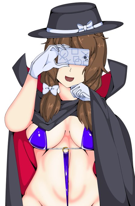 『今日は新しいマントを買ってみたよー✨✨』 