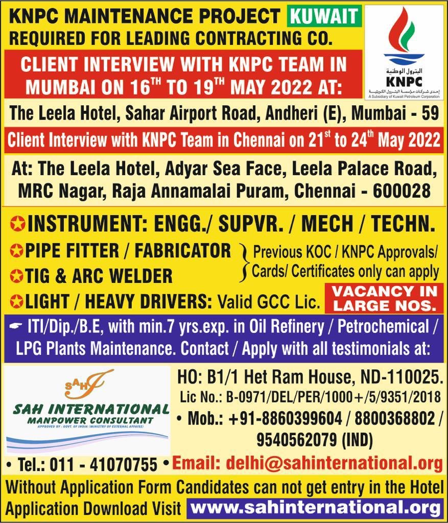 Sahinternation1's tweet photo. Clint interview mumbai &amp;chennai with KNPC team https://t.co/b5XULJbesO