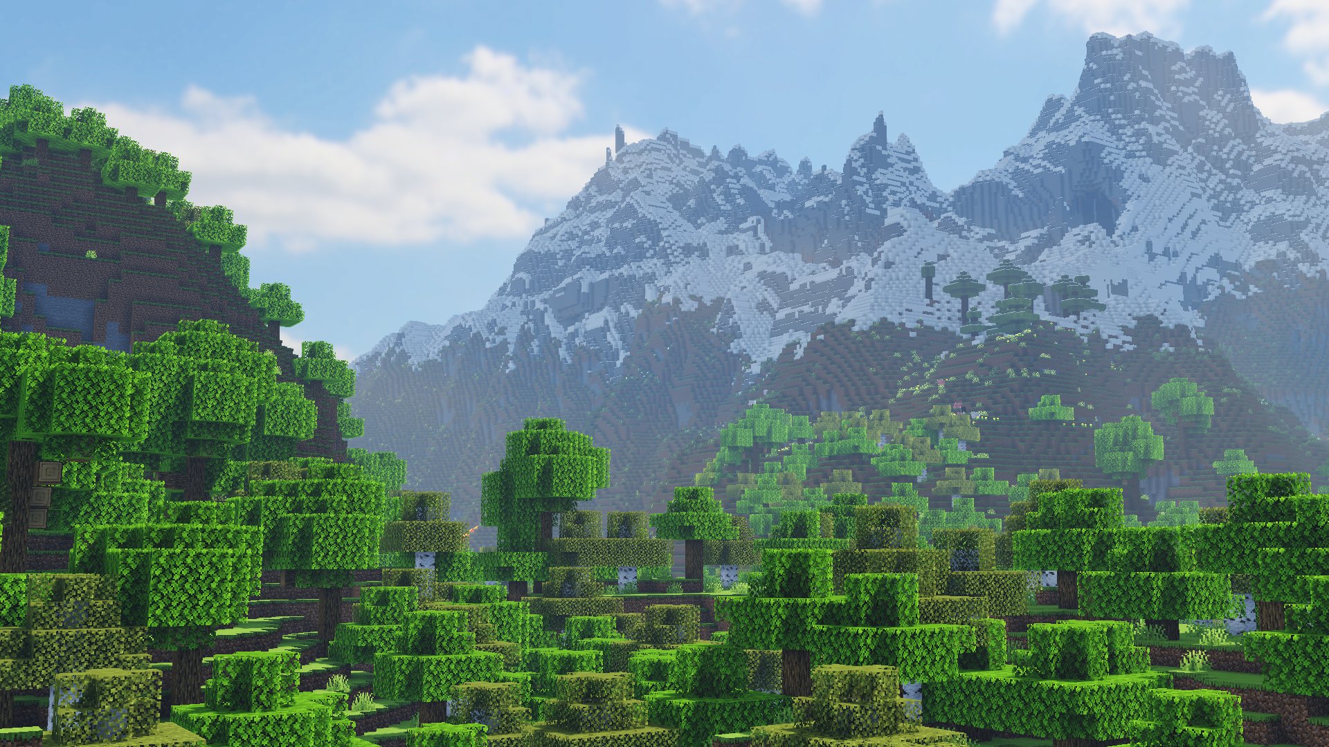 Minecraft Background Shaders