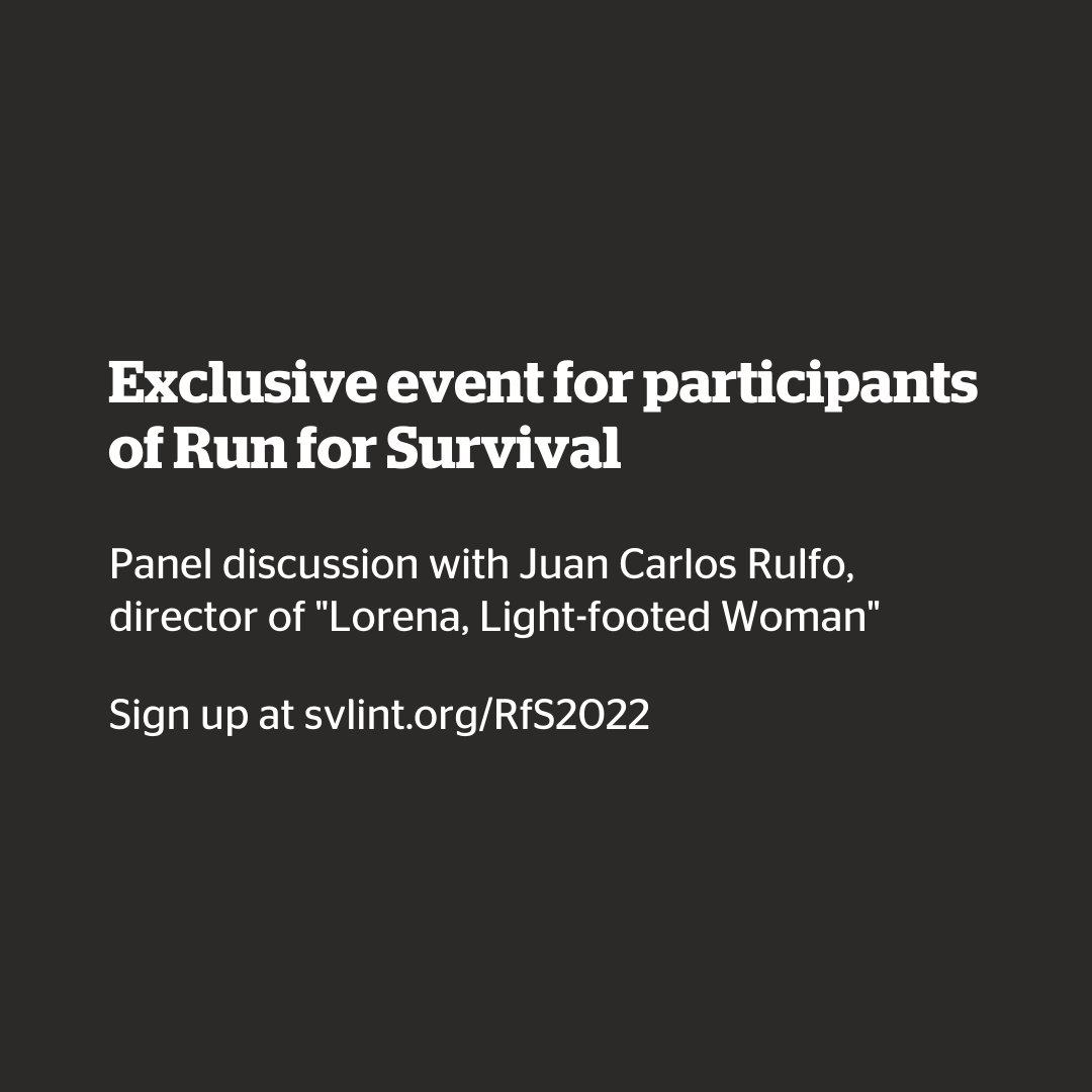 Survival's tweet photo. 🌟 Join us for an exclusive event w the director of Lorena, Light-Footed Woman - about a Rarámuri woman who wins  ultramarathons in her traditional dress.

Sign up to #RunForSurvival to join: https://t.co/WWFZanGVwN
More info: https://t.co/1EjGKQIY2H
May 8 | 1pm EST | 6pm BST https://t.co/EdWZcus8bC