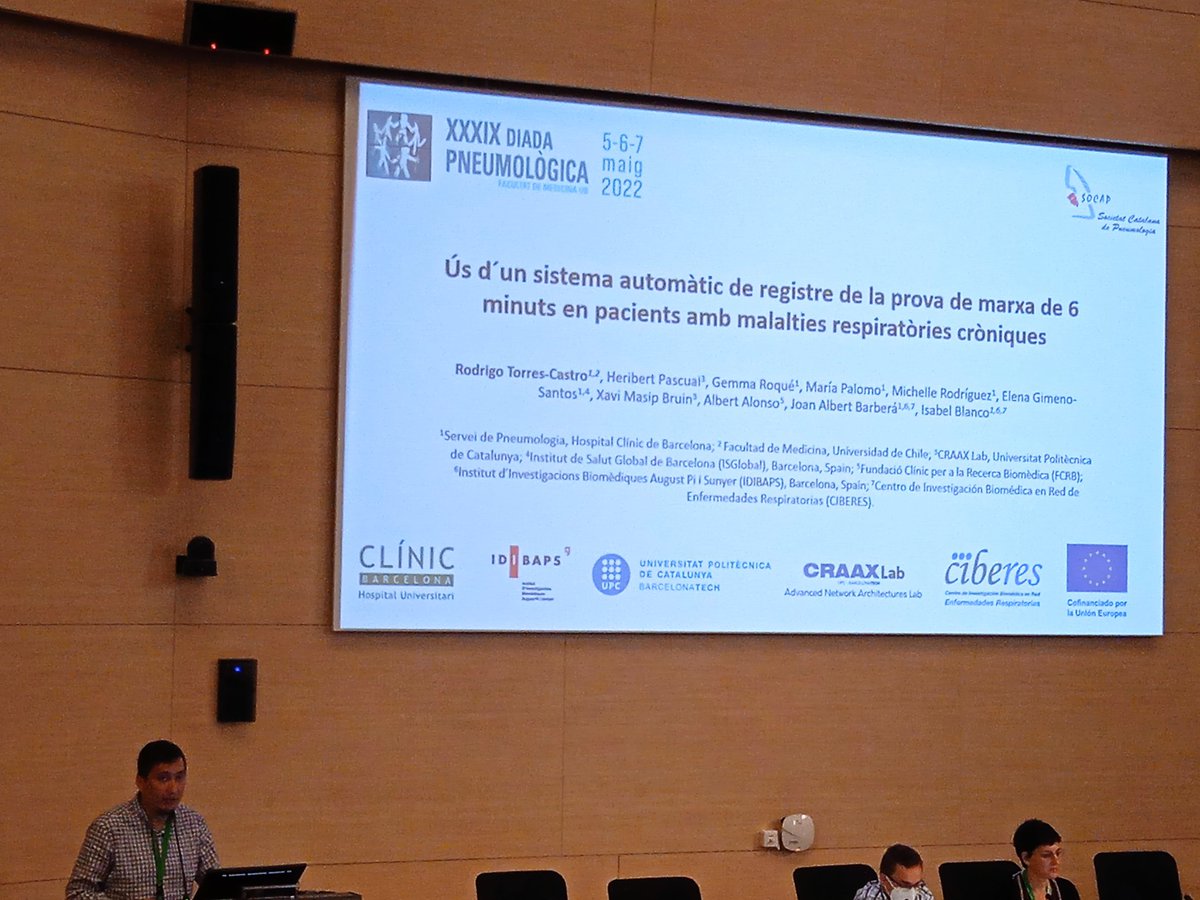 anaramireznurse's tweet photo. Molt bona sessió avui a la #DiadaPneumologica de les comunicacions orals premiades. 
Entre d'altres @klgorodtorres. 
Enhorabona a tot l'equip
@isabelclinic https://t.co/JnxTq0RBTg